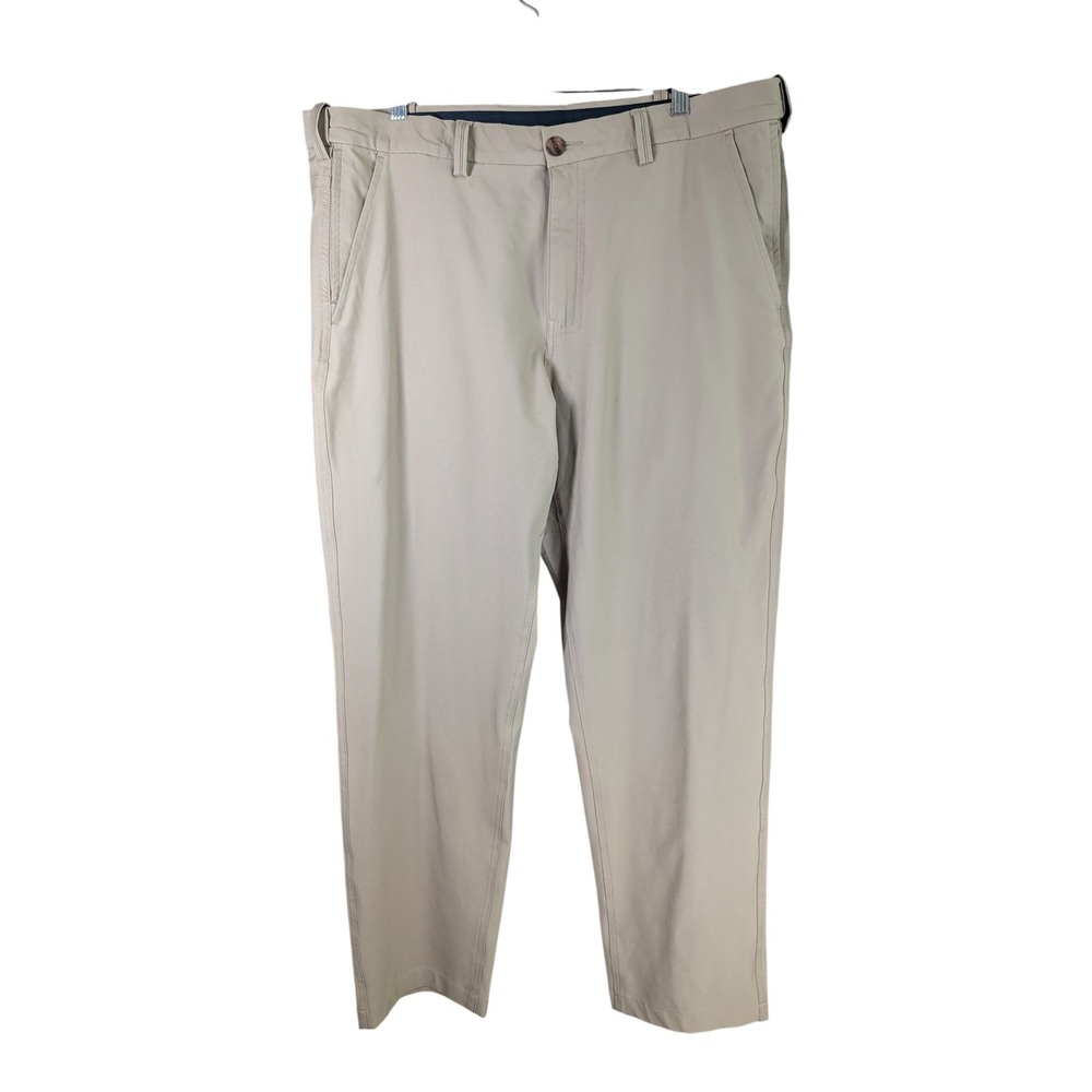 ScotteVest Covert Cargo Pants Mens 38x32 Tan Performance Travel Chino 10 pockets